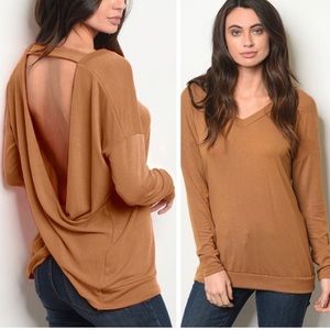 💥Last One💥 Le Lis Open Cross Back Top